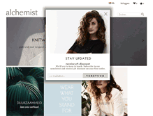 Tablet Screenshot of alchemist-fashion.com